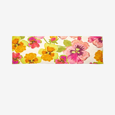 Bonnie and Neil X Small Acorns Table Runner | Pansies