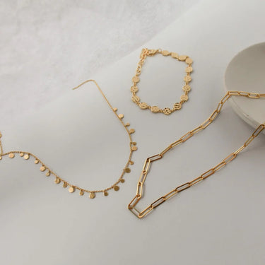 Murkani Coin Choker Necklace | Gold