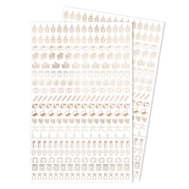 Emma Kate Co | Illustrated Sticker Sheet Set | Icons