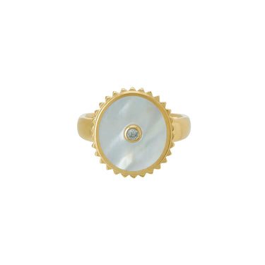 Murkani Halcyon Shield Ring | Gold