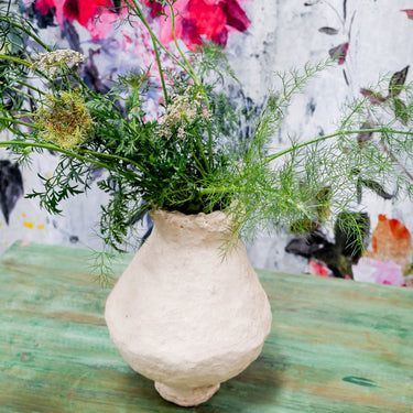 Paper Mache Vase | Zinnia