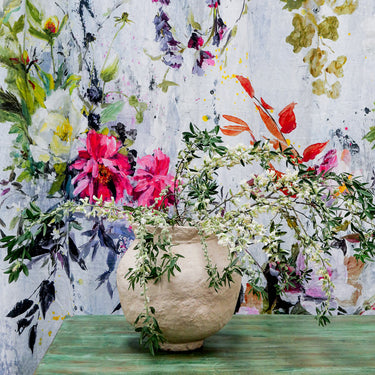 Paper Mache Vase | Apple Blossom