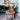 Vintage Indian Round Stool with Chippy Paint