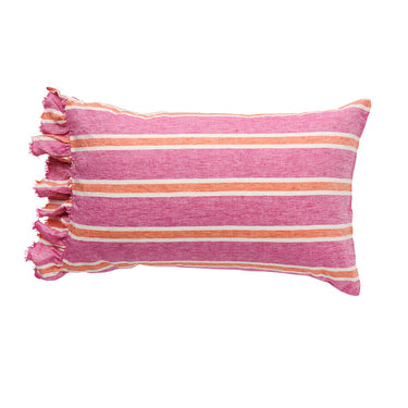 Society Of Wanderers Pillowcases | Wildberry Stripe Ruffle
