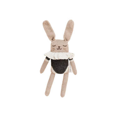 Main Sauvage Knit Toy | Bunny | Black Bodysuit