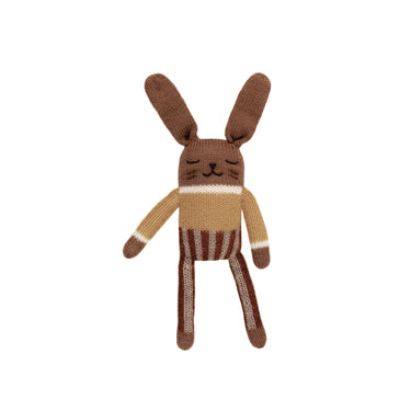 Main Sauvage Knit Toy | Bunny | Sienna Striped Pants