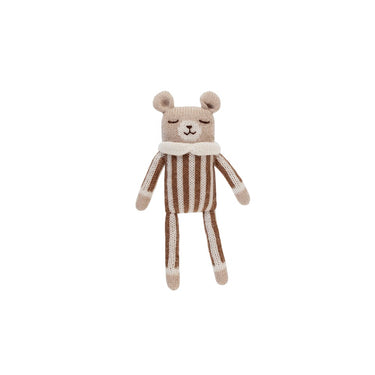 Main Sauvage Knit Toy | Teddy | Nut Striped Jumpsuit