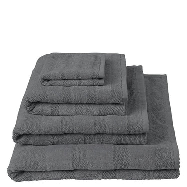 Designers Guild Coniston Bath Towels | Charcoal