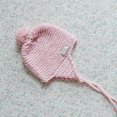 Weebits Chunky Knit Hat | Soft Pink