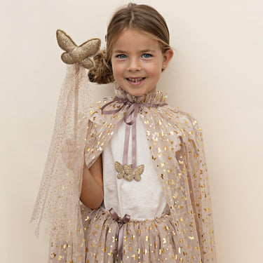 Mimi & Lula Cape | Gold Butterfly