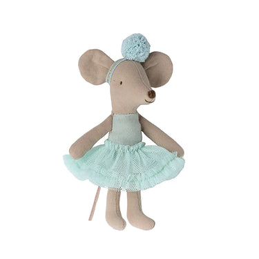Maileg Little Sister Ballerina Mouse ~ Light Mint