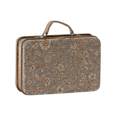 Maileg Metal Suitcase | Blossom Grey