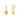 Murkani Loved Always Huggie Earring | Gold