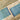Bonnie and Neil Bath Mat | Reversible Blue Stripe