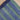 Bonnie and Neil Bath Mat | Reversible Blue Stripe