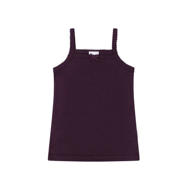 Jamie Kay | Organic Cotton Modal Singlet | Fig