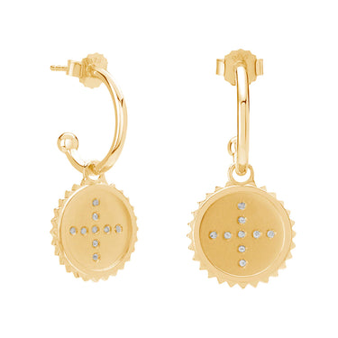 Murkani Halcyon Hoop Earrings | Gold