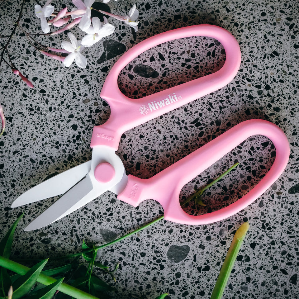 Niwaki Sakagen Flower Scissors Pink | Buy Online | Small Acorns NZ