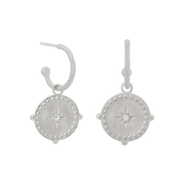 Murkani Small Hoop Earrings | Silver