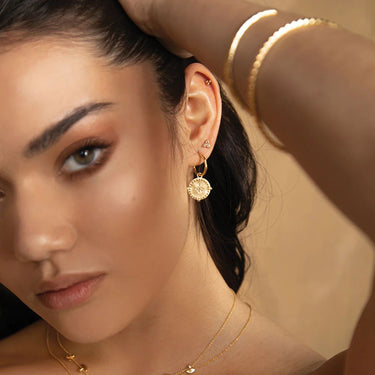 Murkani Small Hoop Earrings | Gold