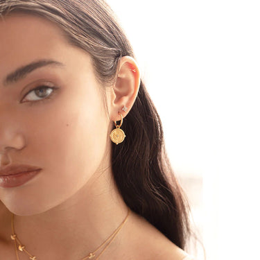 Murkani Small Hoop Earrings | Gold