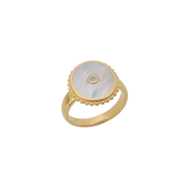 Murkani Halcyon Shield Ring | Gold