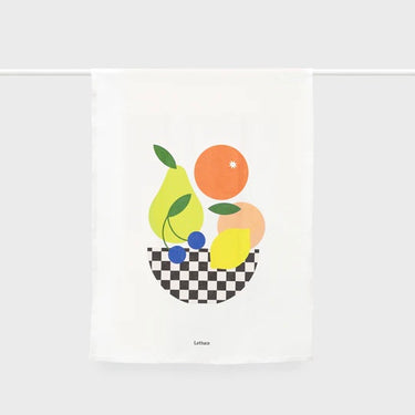 Lettuce Linen Tea Towel | Fruit Bowl