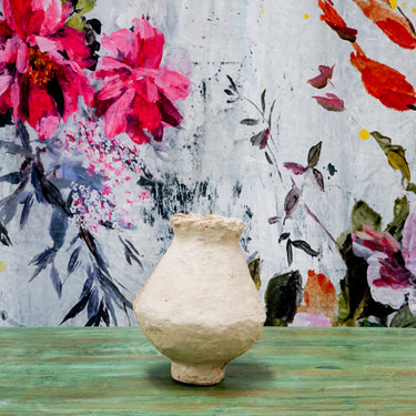 Paper Mache Vase | Zinnia