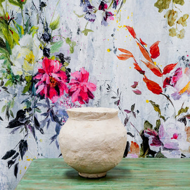 Paper Mache Vase | Apple Blossom