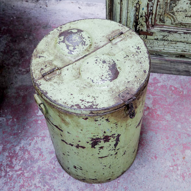 Vintage Indian Storage Drum | Mint