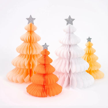 Meri Meri Festive Honeycomb Christmas Trees (Set of 2)