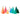 Meri Meri Festive Honeycomb Christmas Trees (Set of 2)