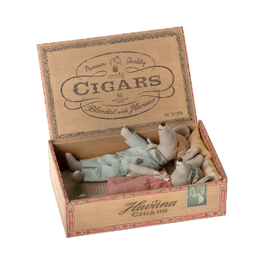 Maileg Mice | Mum and Dad in Cigar Box