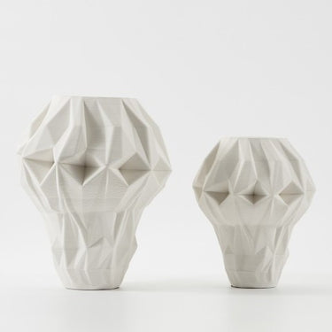 Hedron Vase | Ivory