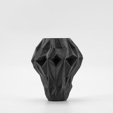 Hedron Vase | Ebony