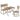 Maileg Outdoor Garden Table + Chairs