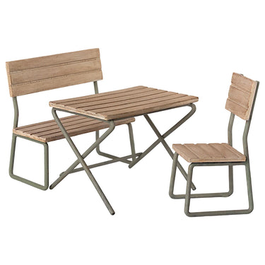 Maileg Outdoor Garden Table + Chairs