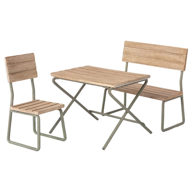 Maileg Outdoor Garden Table + Chairs