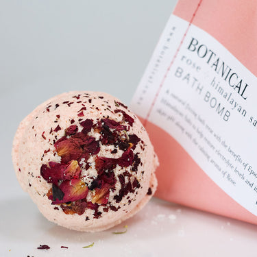 Botanical Bath Bomb | Rose & Himalayan Salt