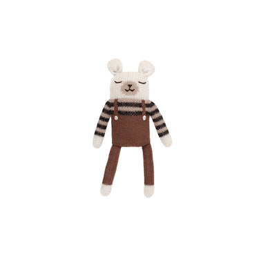 Main Sauvage Knit Toy | Polar Bear | Nut Overalls