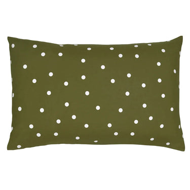 Castle Pillowcase | Olive Linen Spot