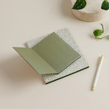 Emma Kate Co Petite Notebook | Sage Stripe