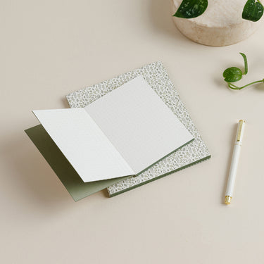 Emma Kate Co Petite Notebook | Sage Stripe