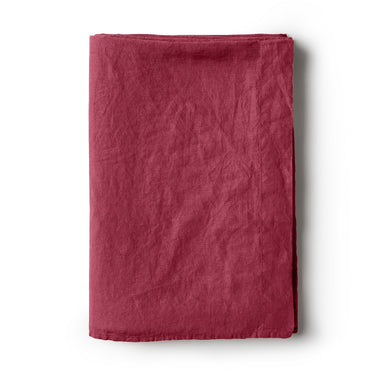 Minimrkt Linen Flat Sheet | Rose Wine