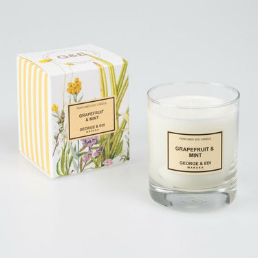 George & Edi Perfumed Candle | Grapefruit & Mint