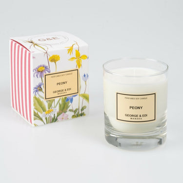 George & Edi Perfumed Candle | Peony