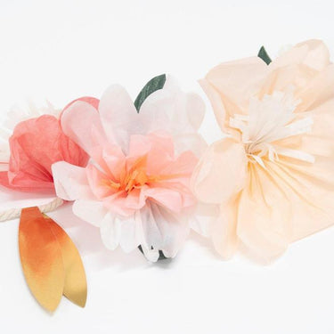 Meri Meri Rose Blossom Paper Flower Garland