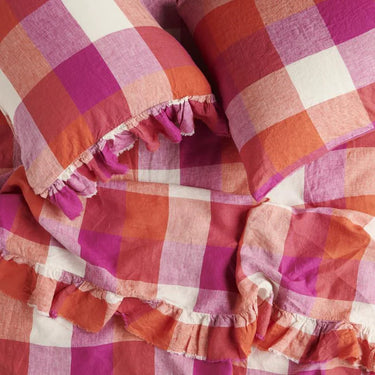 Society Of Wanderers Fitted Sheet | Sherbet Check