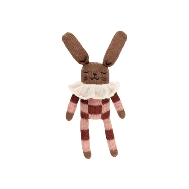 Main Sauvage Knit Toy | Bunny | Sienna Check Pyjamas