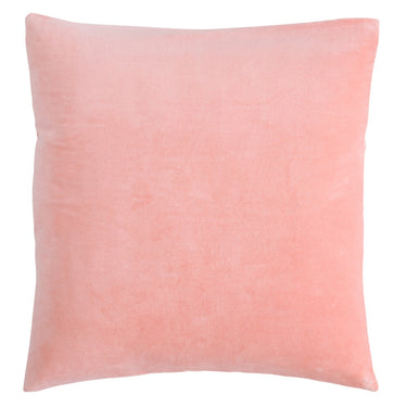 Castle Euro Pillowcase | Baby Pink Velvet